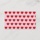 Recherche de coeur rouge cartes visite Conception