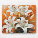 Suche nach der weißen lilie mousepads Natur