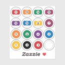 Recherche de joueur de billard autocollants Sports