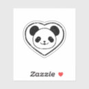 Recherche de visage de panda autocollants Kawaii