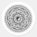 Recherche de illustration de mandala autocollants Cercle