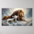 Suche nach löwe und lamm poster Religiös
