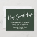 Recherche de mobile home invitations Nous avons déménagé