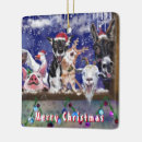 Suche nach katzen und hunde ornamente Frohe weihnachten