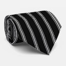 Recherche de rayures rayées rayées cravates Noir et blanc