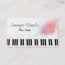 Recherche de enseignez cartes visite Musique