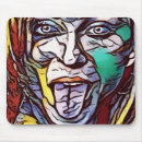 Recherche de visage femme tapis souris Peinture