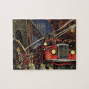 Recherche de camions pompiers puzzles Camion de pompiers
