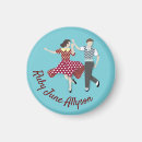 Recherche de danse vintage magnets Rétro