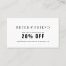 Suche nach verweisen sie einen freund visitenkarten Modern