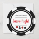 Recherche de nuit de casino invitations Soirée de poker