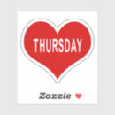 Recherche de jeudi autocollants Semaine