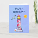 Recherche de mouettes vœux cartes Phare
