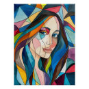 Recherche de cubistes posters Coloré