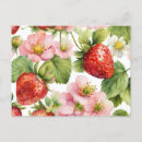 Recherche de rose fraise cartes postales Fruit