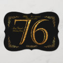 Suche nach 76 auf geburtstag einladungen Elegant