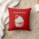 Recherche de cupcake coussins Rouge