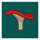 Recherche de champignon rouge posters Automne