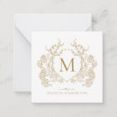 Suche nach goldmonogramm kleine grußkarten Schick