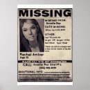 Suche nach vermisst poster Gelb