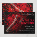Suche nach horror party einladungen Blut