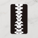 Recherche de colonne vertébrale cartes visite Massage