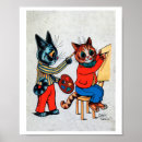 Recherche de louis wain posters Chaton