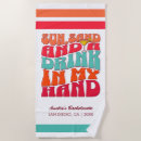 Recherche de bachelorette party serviettes de plage Bridesmaid