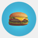 Recherche de burger illustration autocollants Restauration rapide