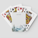 Recherche de rocher jeux de cartes Aquarelle