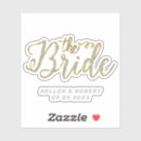 Recherche de or mat autocollants Bride