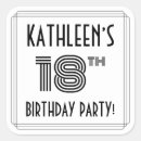 Recherche de 18ème anniversaire autocollants Dix huitième anniversaire