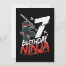 Suche nach ninja geburtstag einladungen Kriegerin
