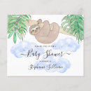 Recherche de sloth baby shower Aquarelle