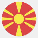 Recherche de macédonien autocollants Drapeaux du monde