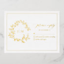 Recherche de dor invitations Feuille d'or