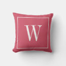 Recherche de carré rose coussins Initiale