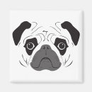 Suche nach mops silhouetten magnete Tier