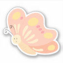 Recherche de papillon jaune autocollants Girl