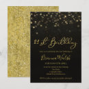 Recherche de gold 21ans anniversaire invitations Simple