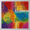 Suche nach geometrische dreiecke poster Bunt