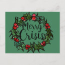 Recherche de anti noël cartes postales Xmas