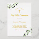 Recherche de petite communion invitations Aquarelle
