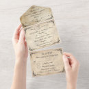 Recherche de parchemin invitations Rustique