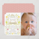 Recherche de bunny 1ans anniversaire invitations Rose