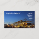 Recherche de cargaison cartes visite Logistique
