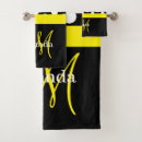 Recherche de point de polka de monogramme Élégant