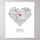Suche nach rennes poster Herz
