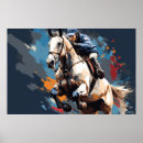 Recherche de cheval abstrait posters Équitation