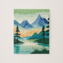 Recherche de rivière puzzles Rustique